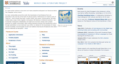 Desktop Screenshot of oralliterature.org