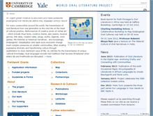 Tablet Screenshot of oralliterature.org